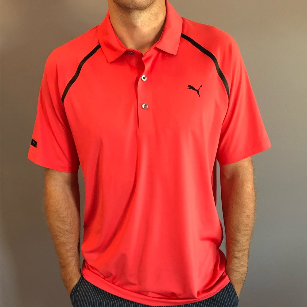 Men’s Puma Coral Golf Polo